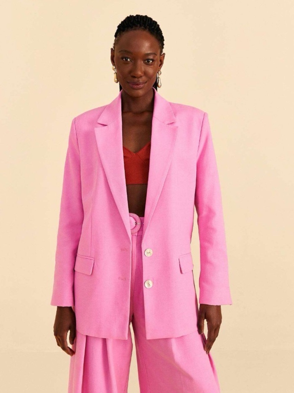 Farm Rio: Pink Blazer - Picture 3 of 8